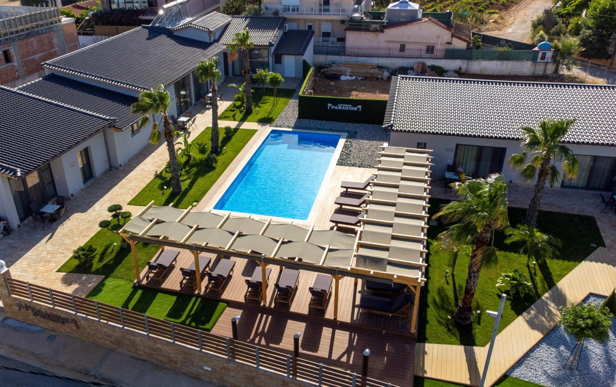 Paradise Apartments Artemida ภายนอก รูปภาพ