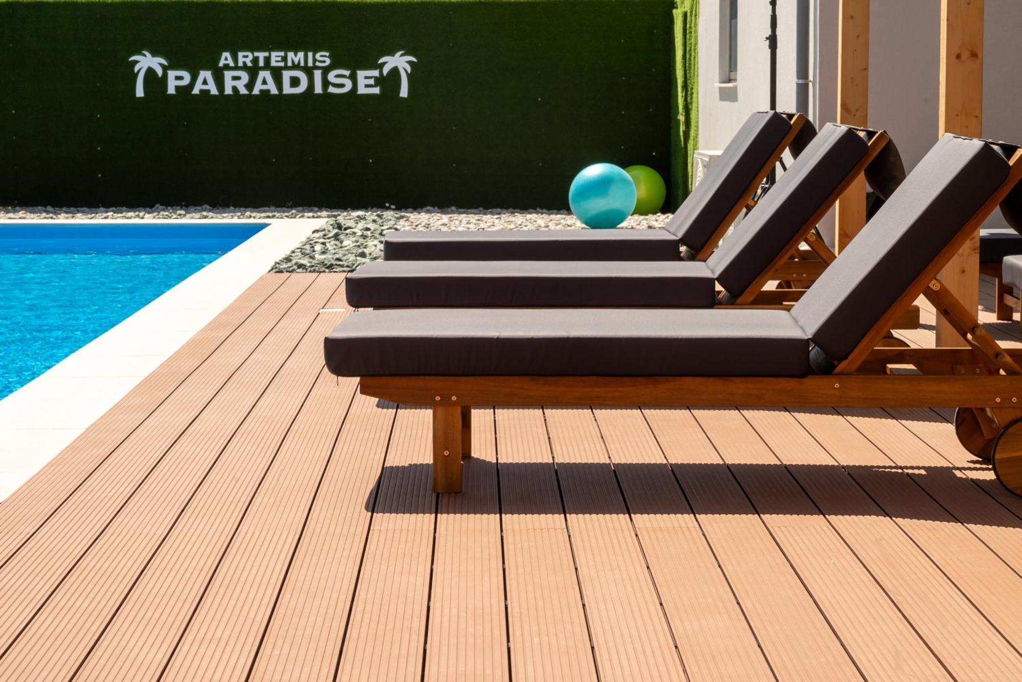 Paradise Apartments Artemida ภายนอก รูปภาพ